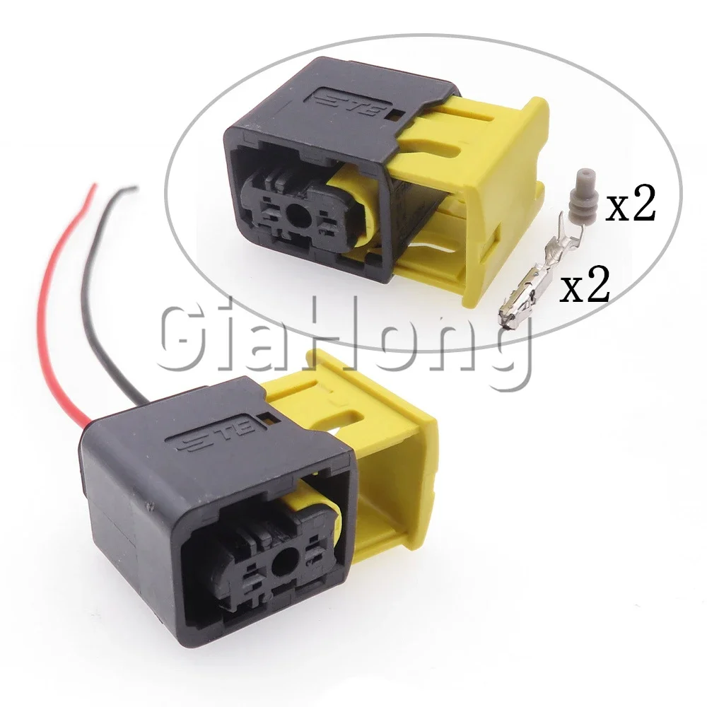 1 Set 2 Ways AC Assembly Auto Parts 1-1418448-2 Car Wire Cable Connector Automobile Urea Pump Sensor Electrical Sockets