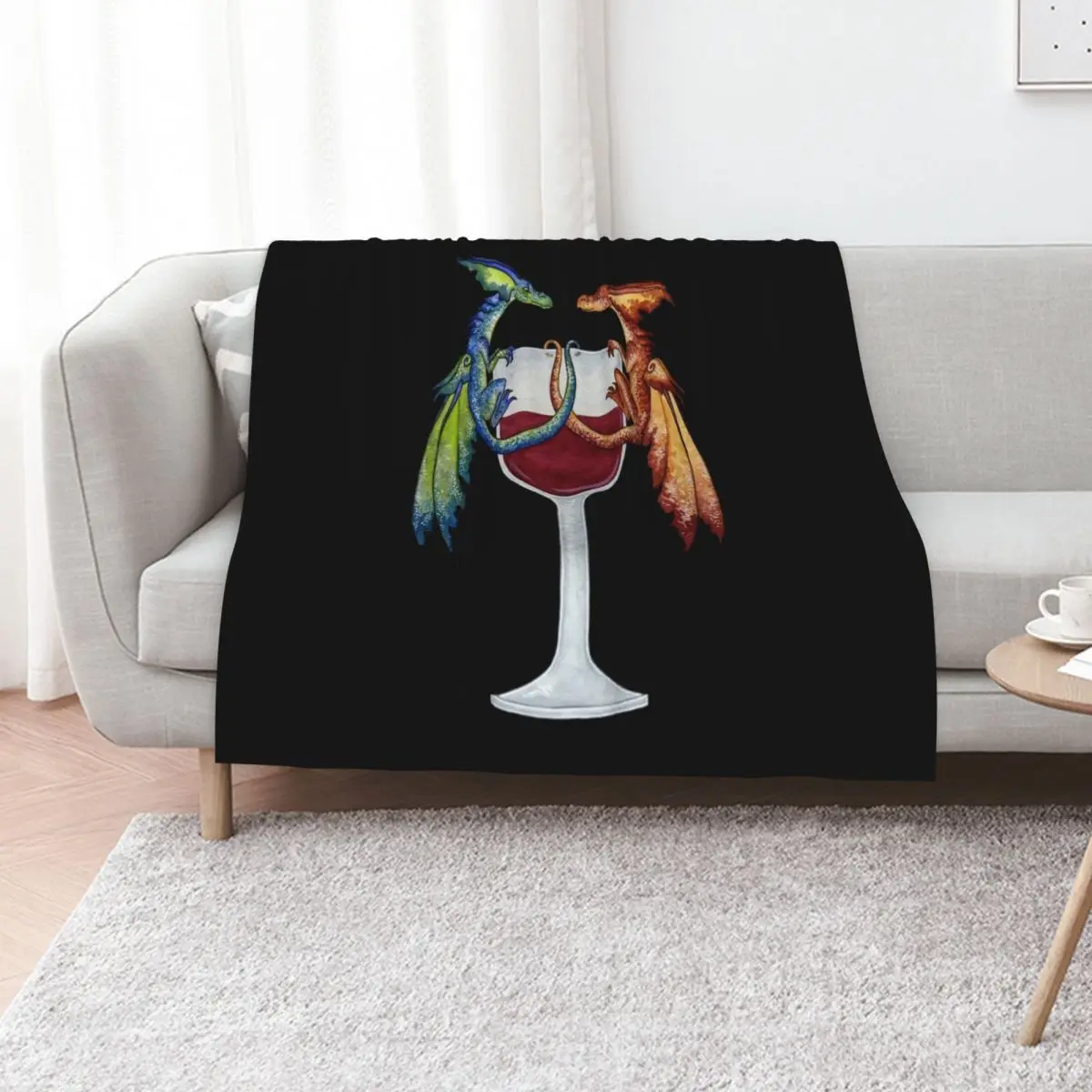 A Toast To Us Throw Blanket Decoratives Plaid on the sofa christmas gifts halloween For Sofa Thin Summer Beddings Blankets