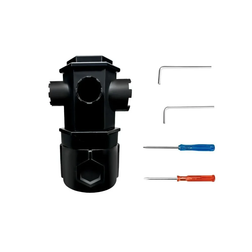 

Portable Plastic Multifunctional Wrench Valve Core Disass Tap Aerator Removal Faucet Wrench Black 16 in 1 Wrench Tool Set Faucet