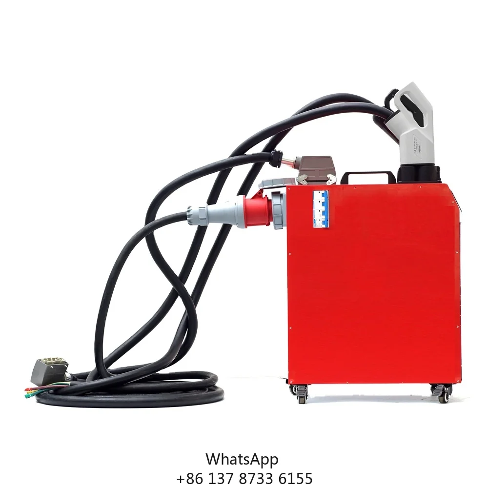CHAdeMO GBT CCS2 CCS1 40KW DC Fast Plug Movable EV Charger For Electric Vehicles Charging Station