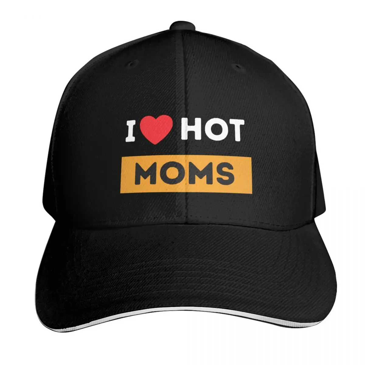 

I Love Hot Moms, hot milfs design for hot moms and milfs lover gift for men Baseball Cap fashionable Women's Beach Outlet Men's