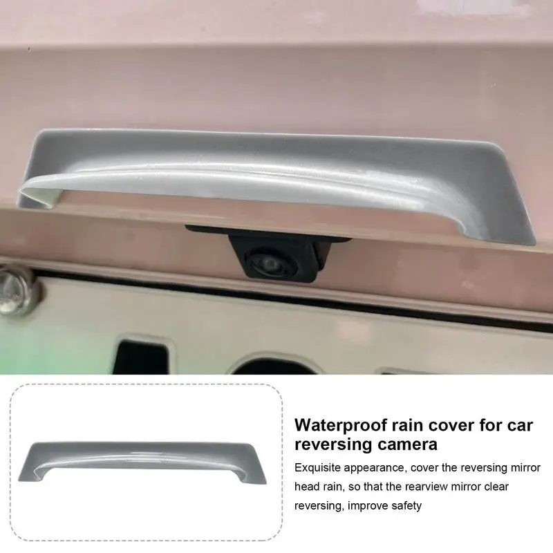 

Automobile Rear Camera Rain Shield Cover Car Reverse Camera Rain Shade Cover Outdoor Rainproof Waterproof Shield Exterior