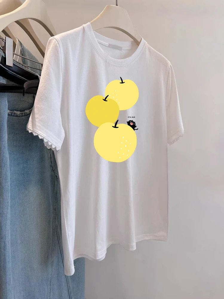 韓国デザインセンセーションアンチエイジング多用途プリントort Sve T-irtメンズファイオンレイジースレカジュアルラウンドネトップ