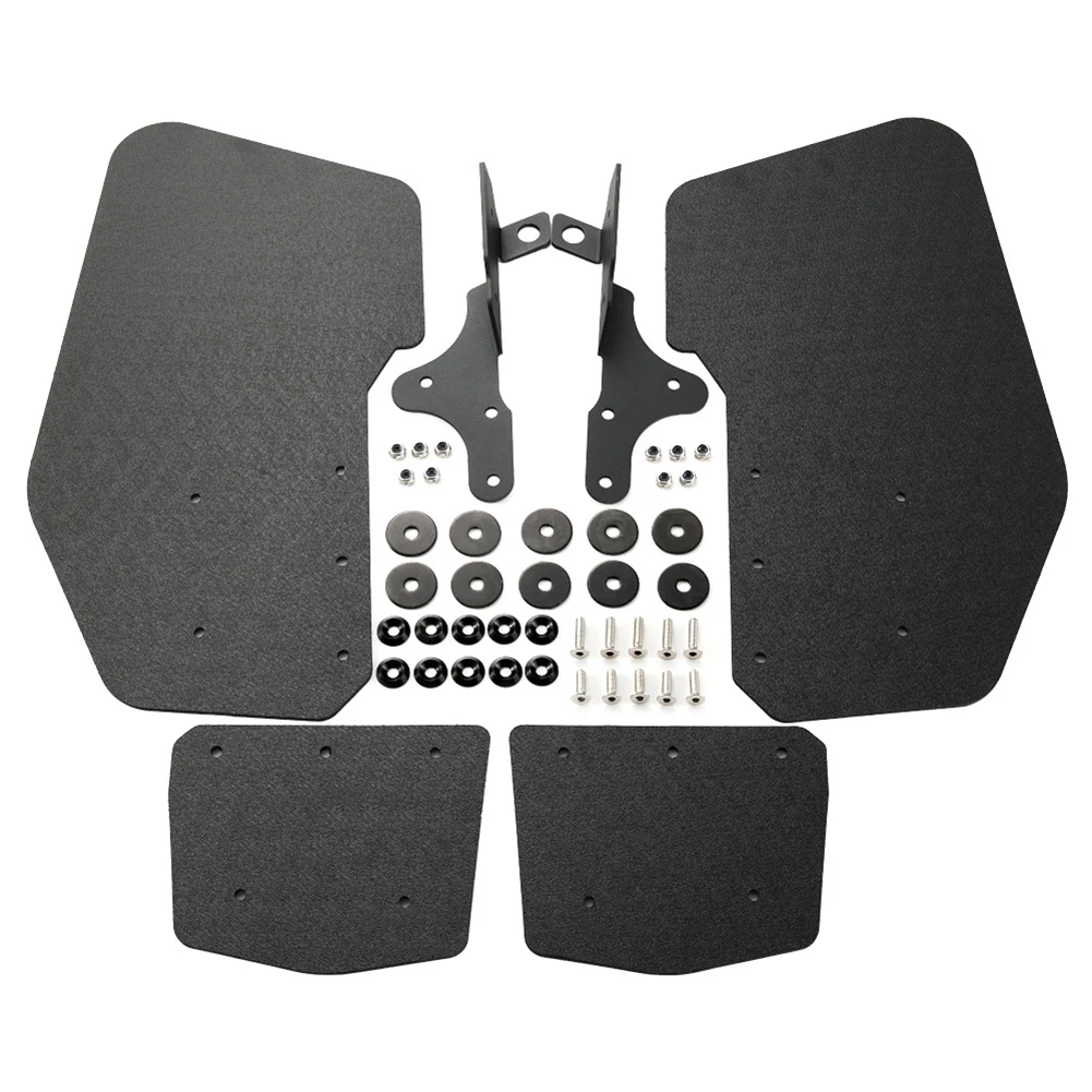 

Quick Install Mudguard Accessories Black Mudguard Easy Installation Good Quality Non-deformation Stylish Design