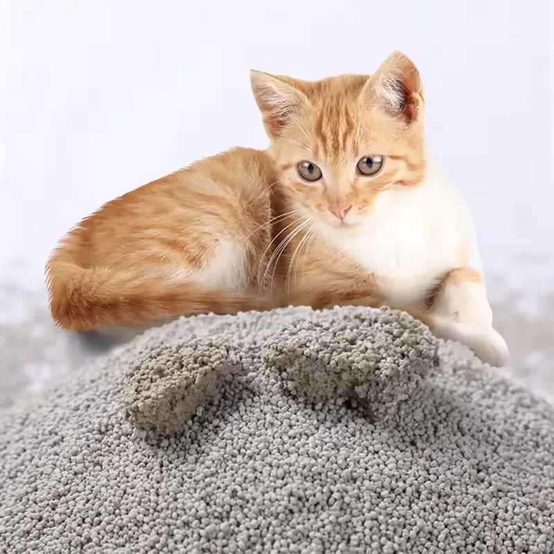 From China Highly Absorbent With Strong Clumping Low Dust and Scent Wholesale Premium Bentonite Cat Litter