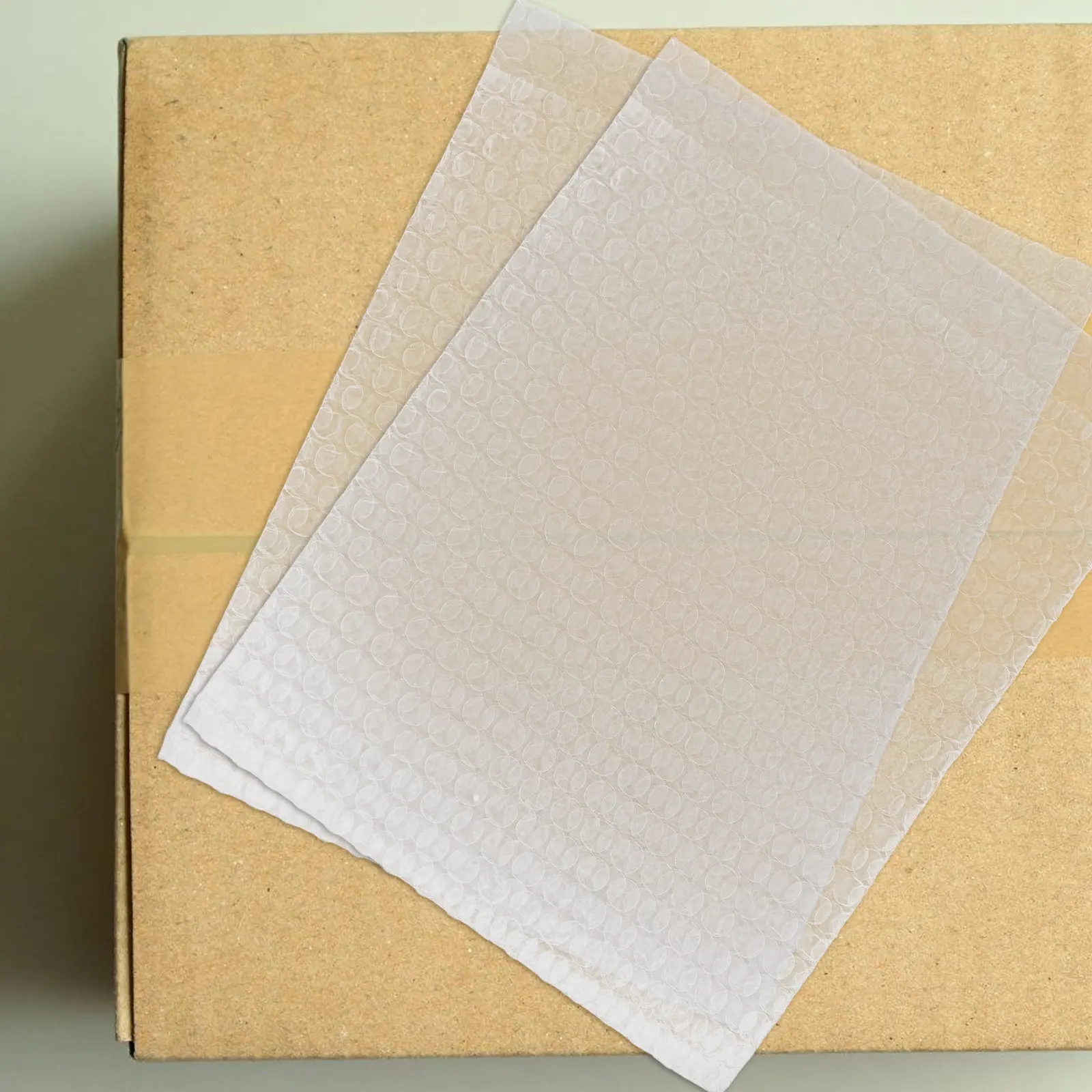 100Pcs Uniform Bubble Pouches Drop Protection Thick Cushioning Packaging Bags for Dish Plate Transport Shockproof Clear Sleeve