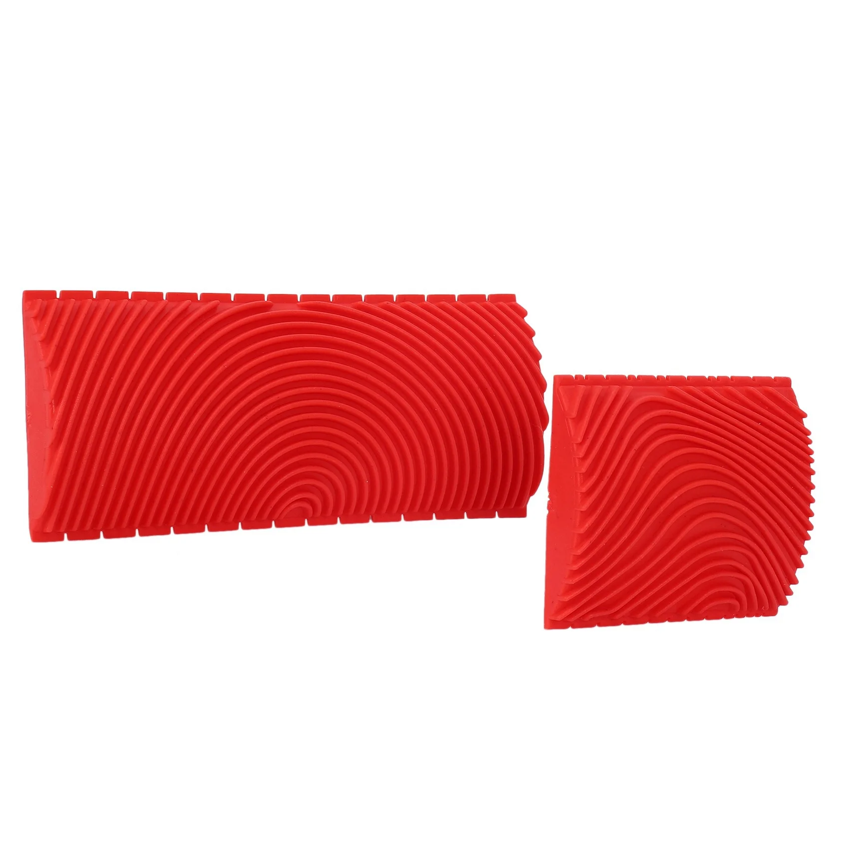 A93E-4PCS 3 Inch 6 Inch Imitation Wood Grain Paint Roller Brush Wall Painting Tool Sets Wall Texture Art Painting Tool Set