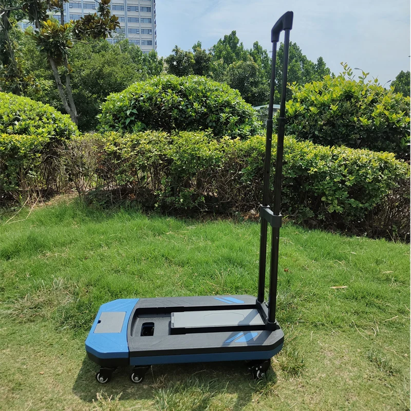 Hand Carts Trolleys Retractable Small Foldable Flatbed Transport Cart Portable Hand Cargo Cart Material Handling Tools