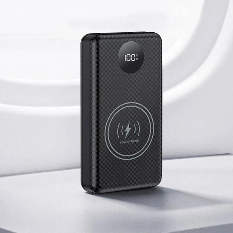 حزمة بطارية 18650 قابلة للفصل مكونة من 6 خلايا، مجموعة طاقة محمولة للشحن اللاسلكي مع ضوء للتخييم #4