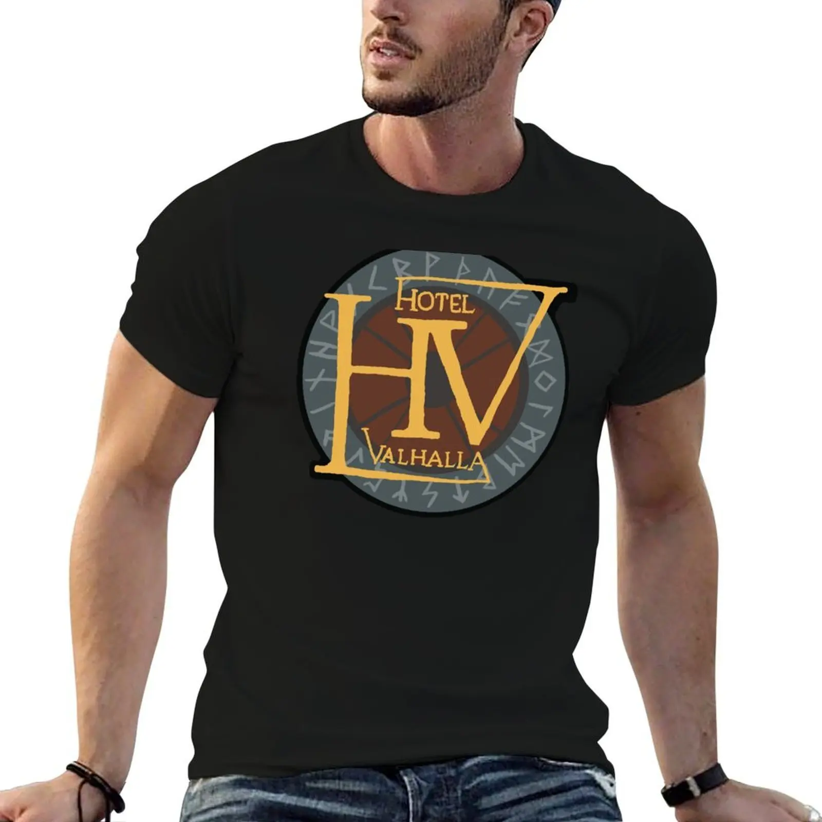 Magnus Chase Logo T-Shirt men t shirt cotton 100% cotton tshirt 100% printed t shirts for man T-shirt