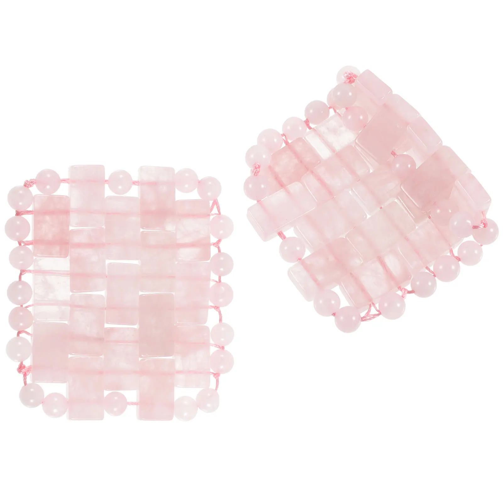 

Rose Quartz Eye Mask for Sleep Cooling Heating Crystal Jade Cover Women Travel Shading Eyes Fatigue Relief