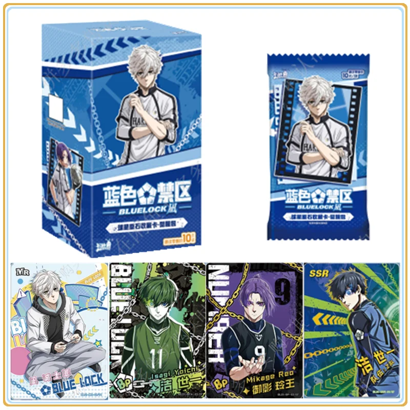 KAYOU 新しいブルーロック-風スタープレーヤー元師カードスレッド教師蜂音楽バックナギマコトシログアングアンアニメコレクションカード