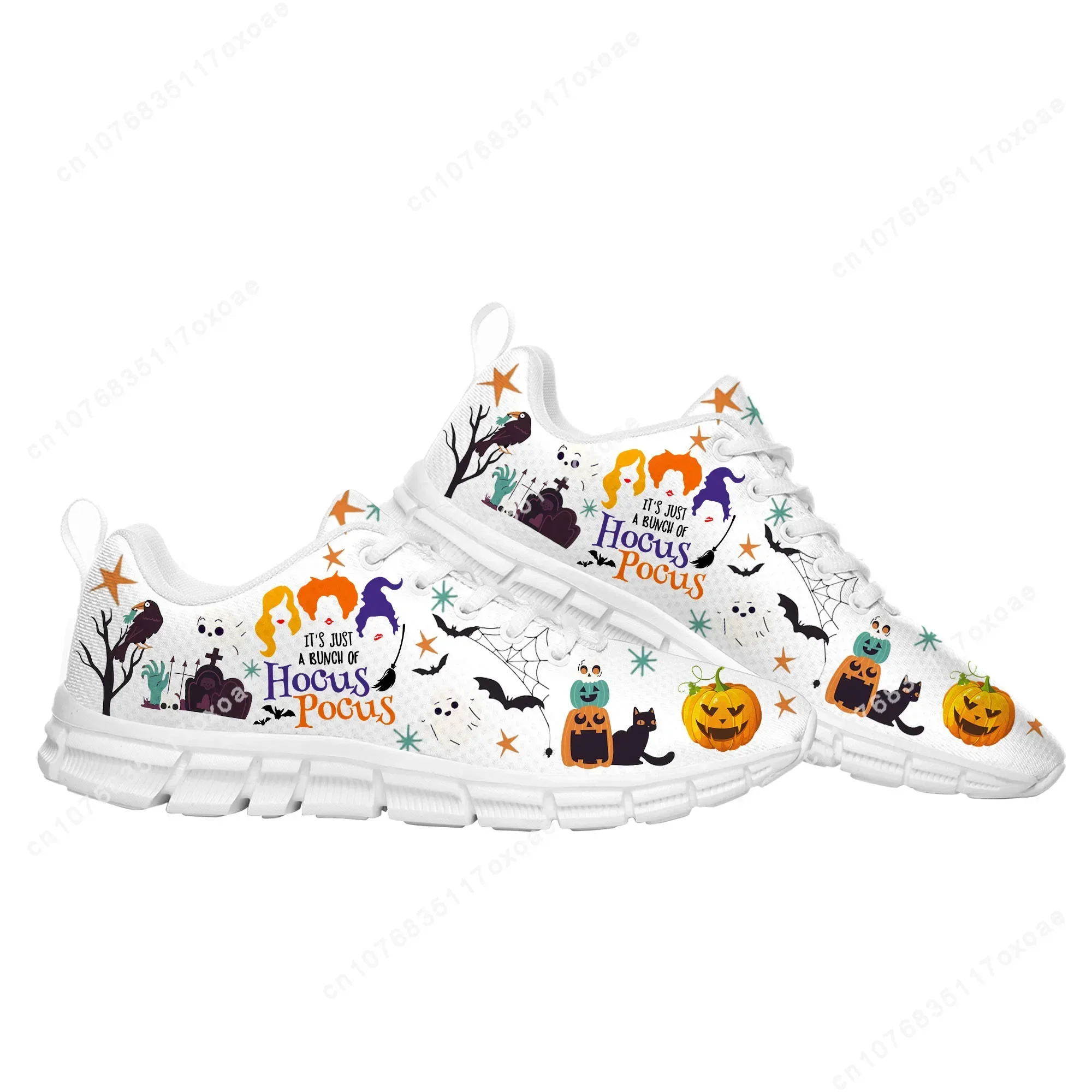 Halloween Sports Shoes Men Women Teenager Kids Children Sneakers High Quality Hocus Pocus Sanderson Sisters Sneaker Custom Shoes