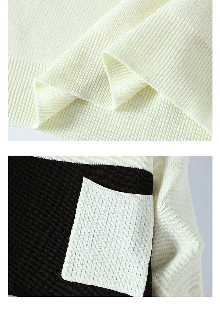 سترة للرجال ملابس للرجال قميص رجالي بلوفرات ربيعية ملابس خروج غير رسمية متماسكة موضة الخريف Hombre دافئ متين ذكر