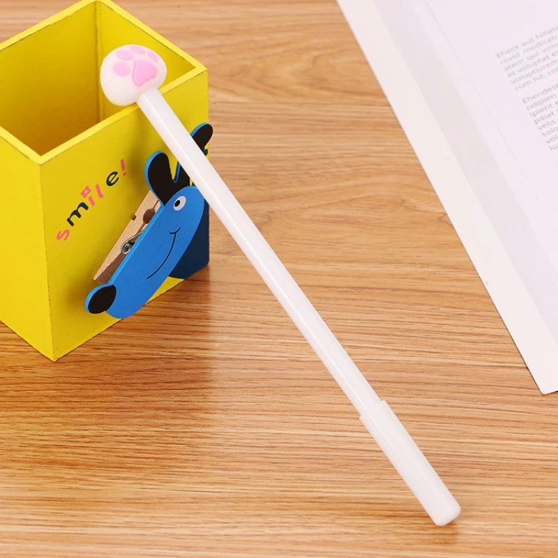 10 قطع من أقلام الجل على شكل مخلب القطط، أقلام كتابة ناعمة بالحبر الأسود 0.5 مم، أقلام توقيع لطيفة للمدرسة والمكتب والمجلات (أنماط عشوائية)