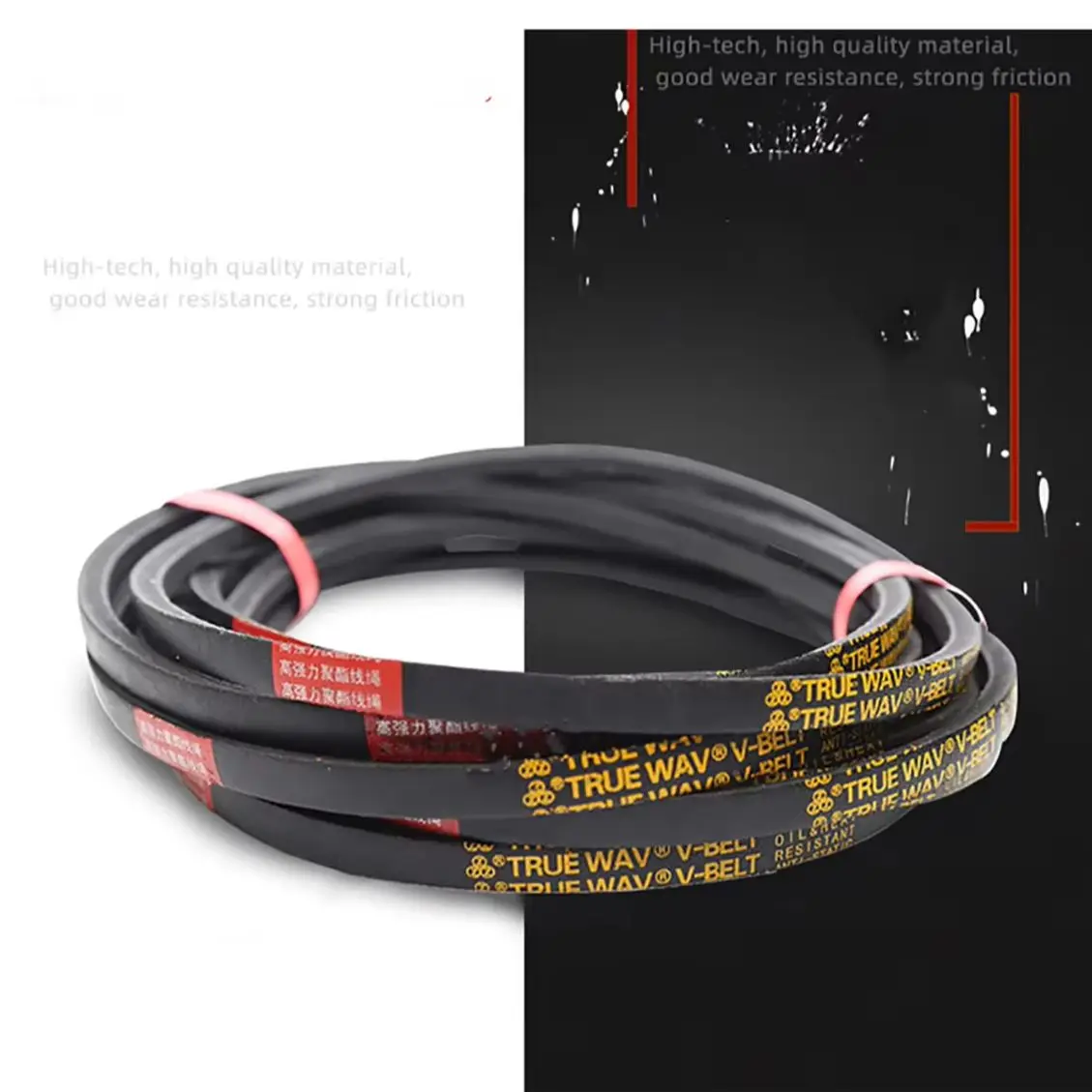 

1Pcs B Type Section Triangle Belt V-Belt Mechanical Industrial Transmission Belt Metric Size B3150 3200 3250 3300-7000
