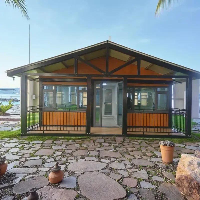 Luxury Modular 2-3 Bedroom 20ft & 40ft Mobile Home Expandable Container House Made of Sandwich Panel for Hotels & Villas