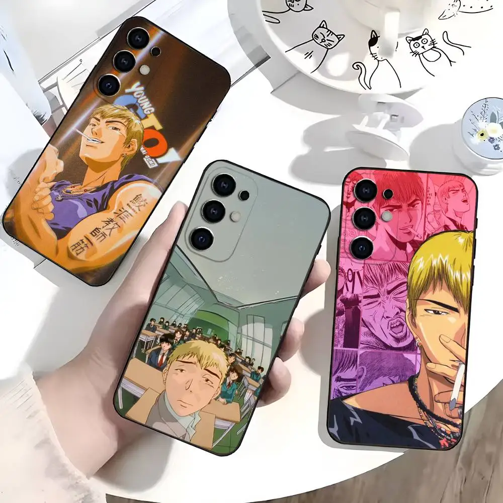 

GTO-onizuka T-Teacher Silicone Soft Phone Case for Samsung S25/S24/S21/S22/S23/S30/Ultra/S20/Plus/Fe/Lite