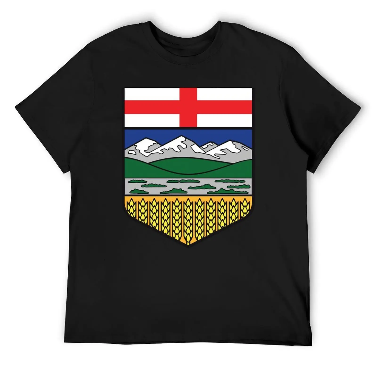 

Alberta provincial flag with blue background Canada HD High Quality Online Store T-Shirt new edition mens t shirt graphic