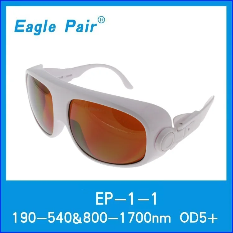 

Continuous absorption laser goggles, wide-spectrum goggles