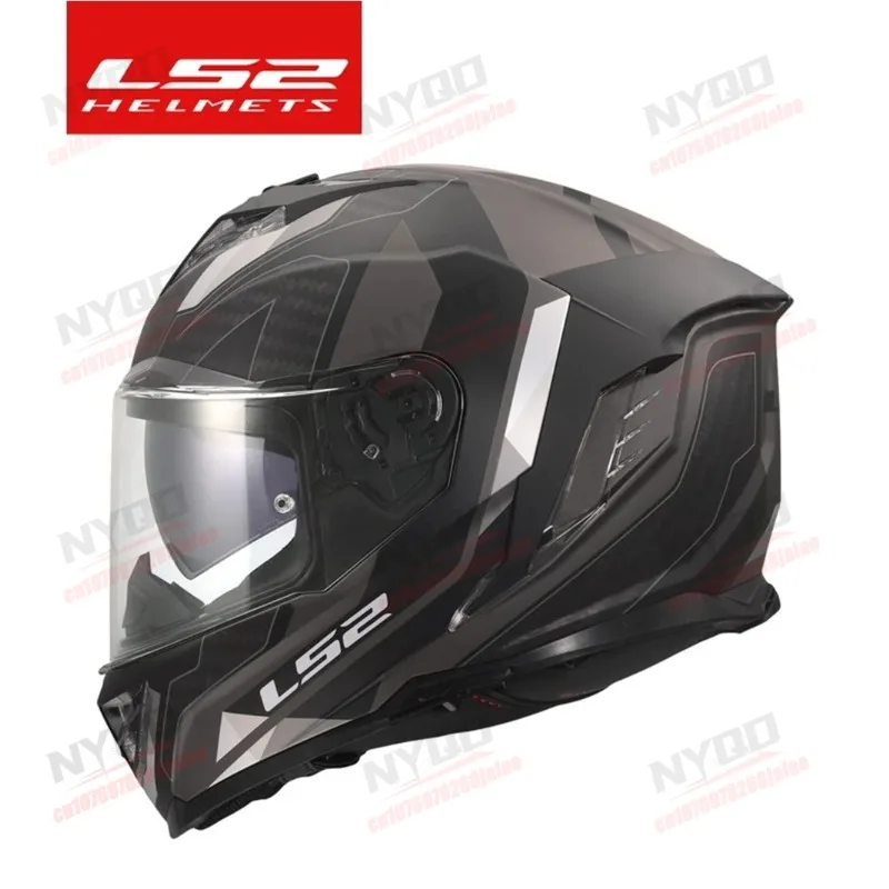 LS2 FF818 STORM III Motorcycle Riding Helmet, Double-sided Cover, High-definition Anti Fog Breathable Lining ECE Certification