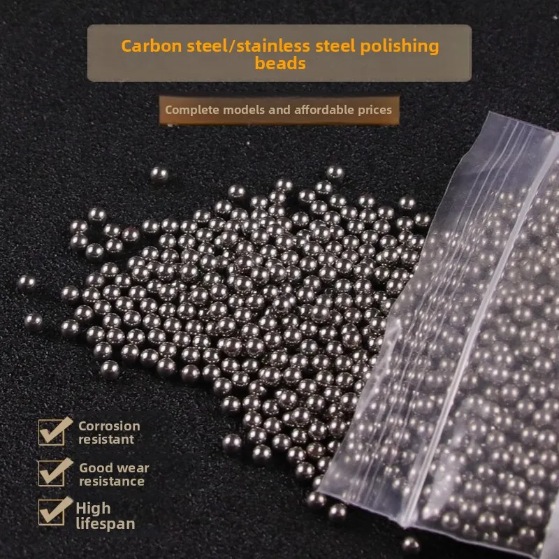 

500g Carbon Steel Polishing Ball, Stainless Steel Polishing Ball Rotating Drum Ball Professional Jewelry Tool Solid Steel Ball