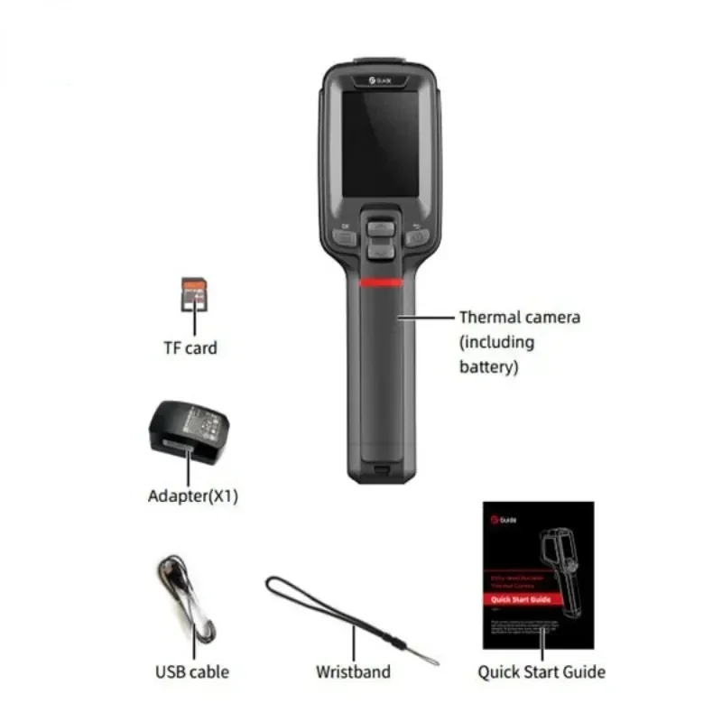 2026 Portable T120V Clamp Meter Thermal Camera Entry-Level with Guide Measures Capacitance DC Current Resistance and Temperature