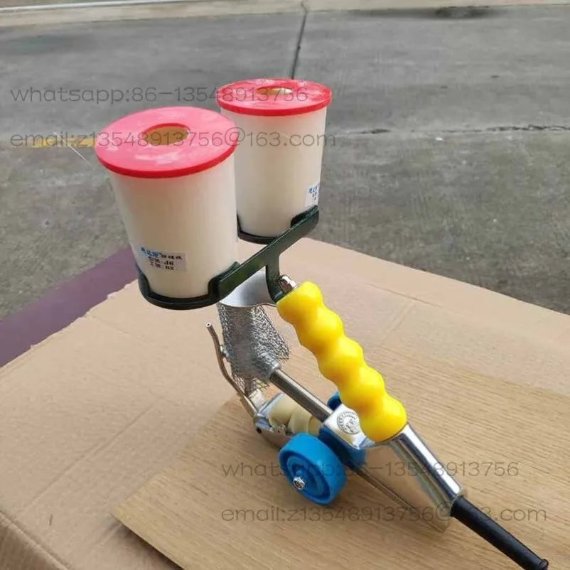 

Manual Veneer Sewing Machine Woodworking Portable Sewing Machine JD-2 Double Head Sewing Line Paste Veneer