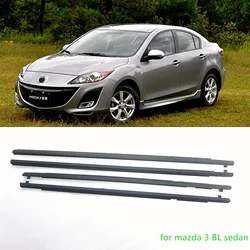 Akcesoria samochodowe części nadwozia drzwi zewnętrzne szklane okno taśma do Mazda 3 2008-2013 BL sedan 4 drzwi