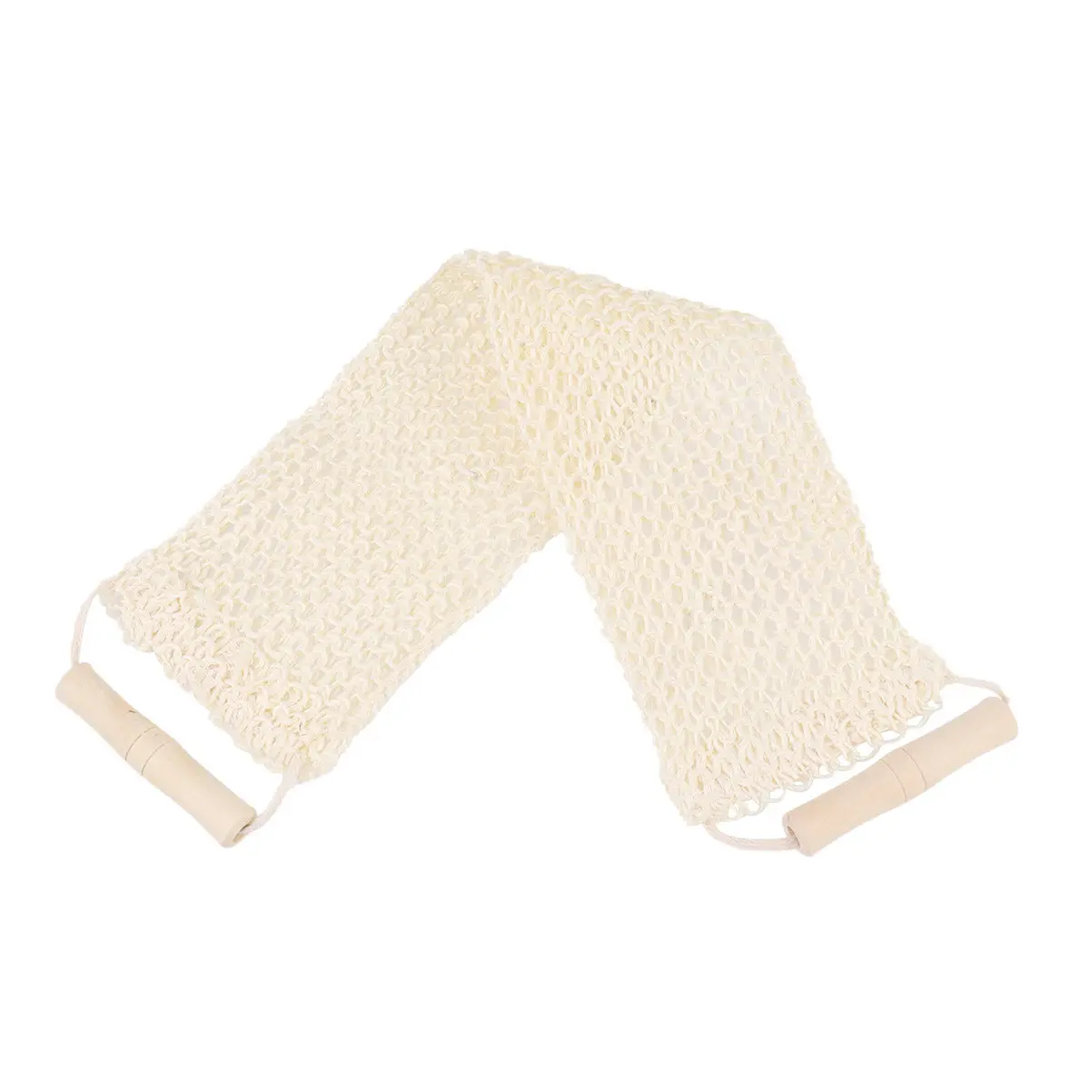 Premium Sisal Hemp Long Strip Bath Towel for Deep Exfoliation Back Cleaning Neck Shoulders Daily Body Scrub Rubbing Mud Bath