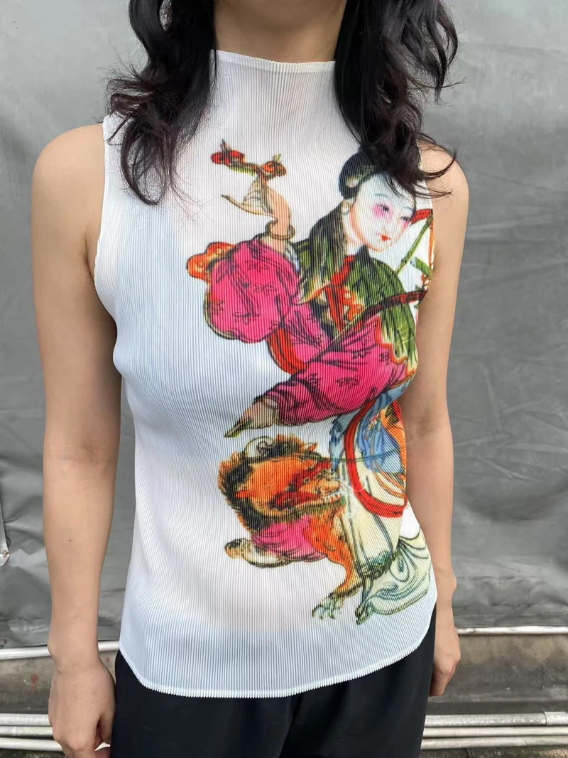 

Уникальный летний жилет-топ для повседневной носки, с принтом, облегающий, из полиэфирного волокна, однотонный, стандартной длины...