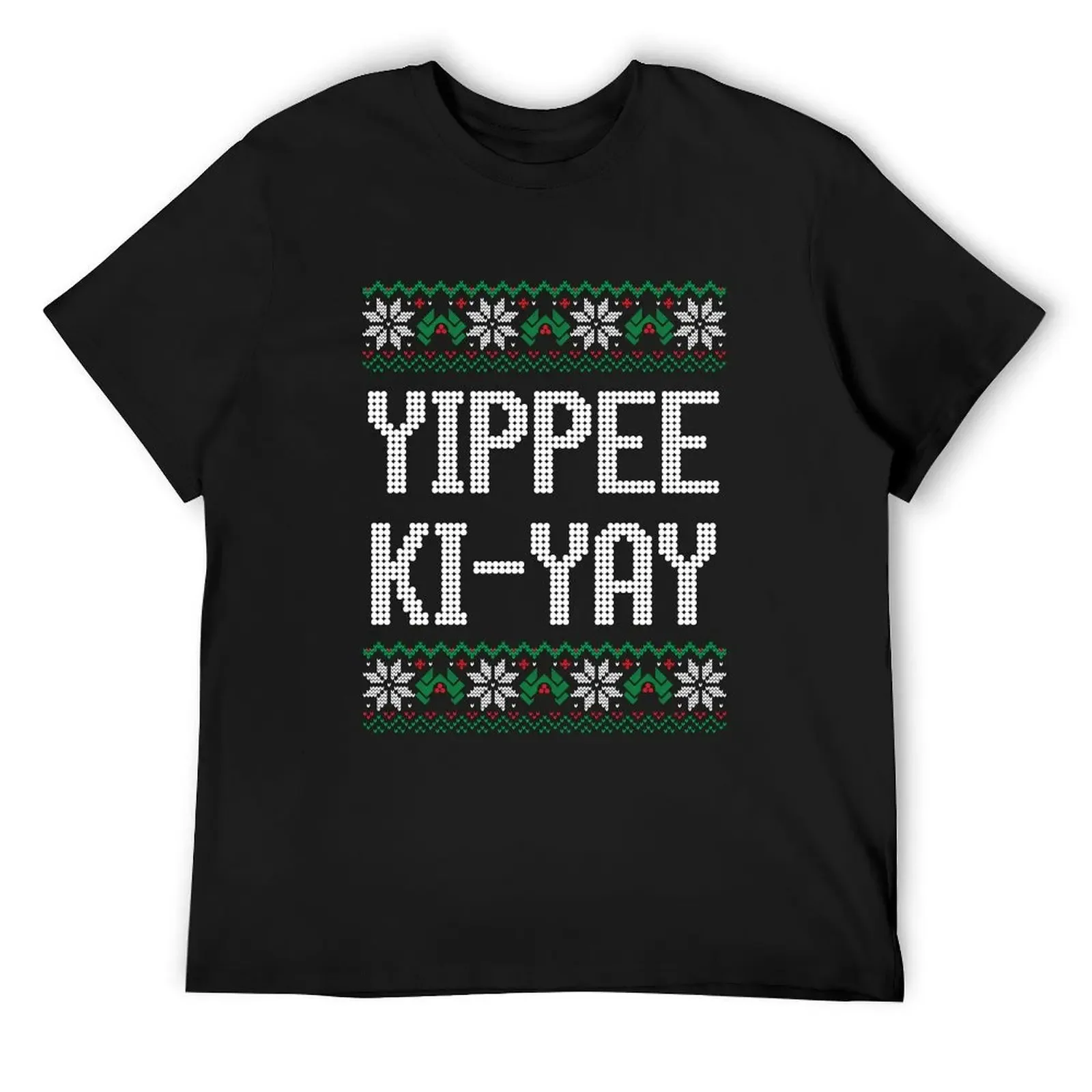 

Yippee Ki-Yay T-Shirt cotton graphic tees essential t shirt baggy shirts basketball graphic tees T-shirt men