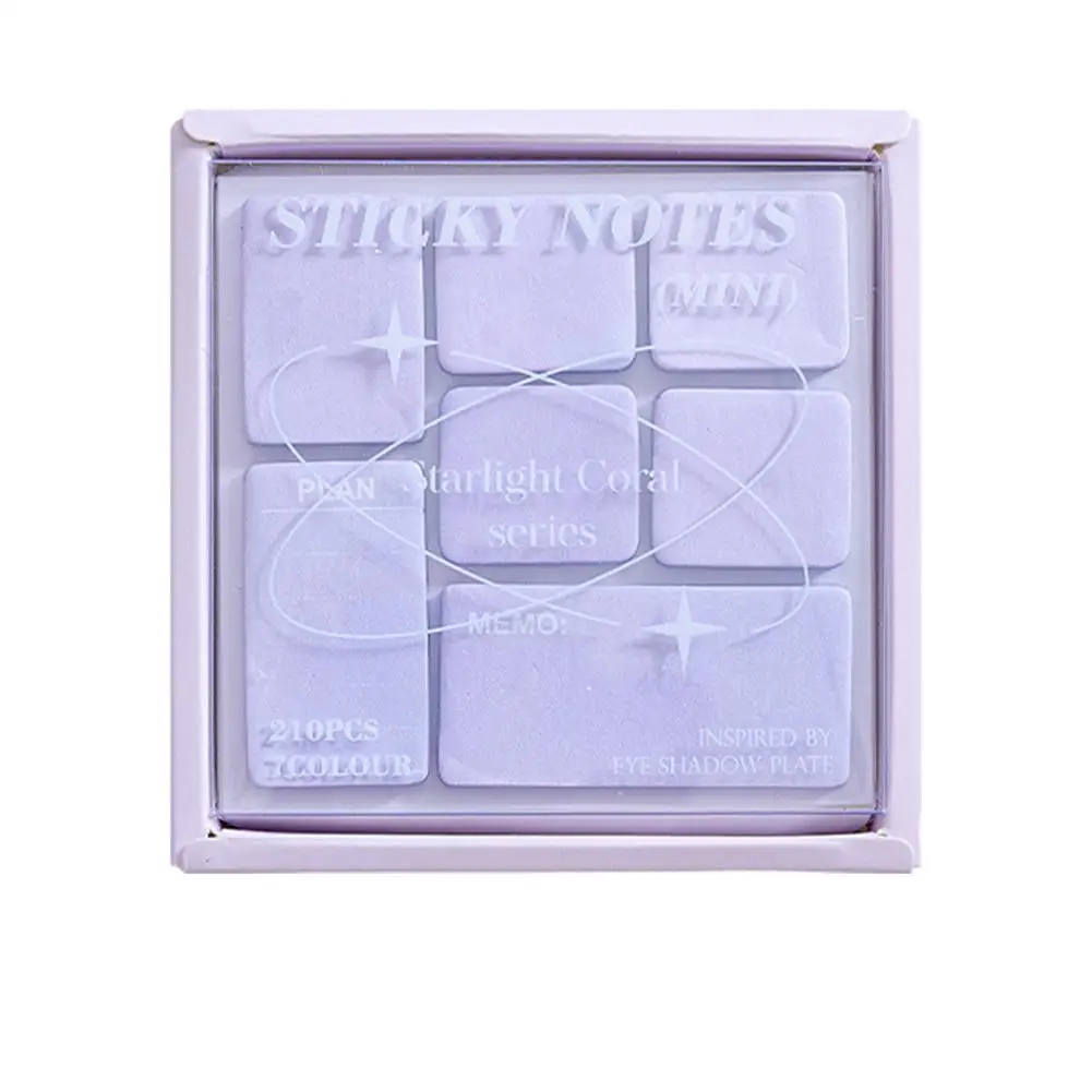 Mini Sticky Note For Student Fashion Gradient Color Notepad Eye Shadow Style Scrapbooking Memo Pad School Supplies X7v2