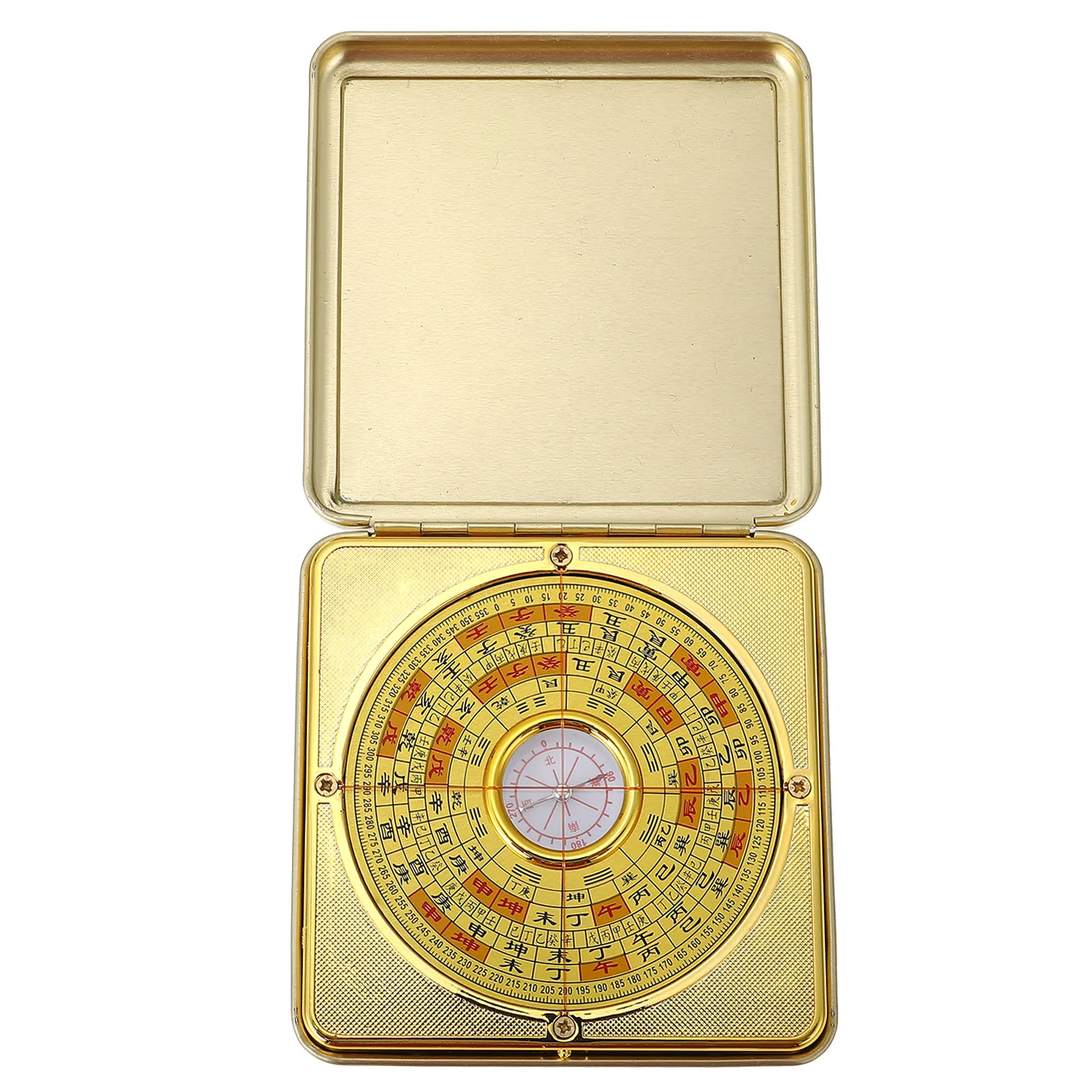 

Feng Shui Compass Square Design Traditional Marking 1 Degree Resolution Camping Hiking Gift Experiment Compass