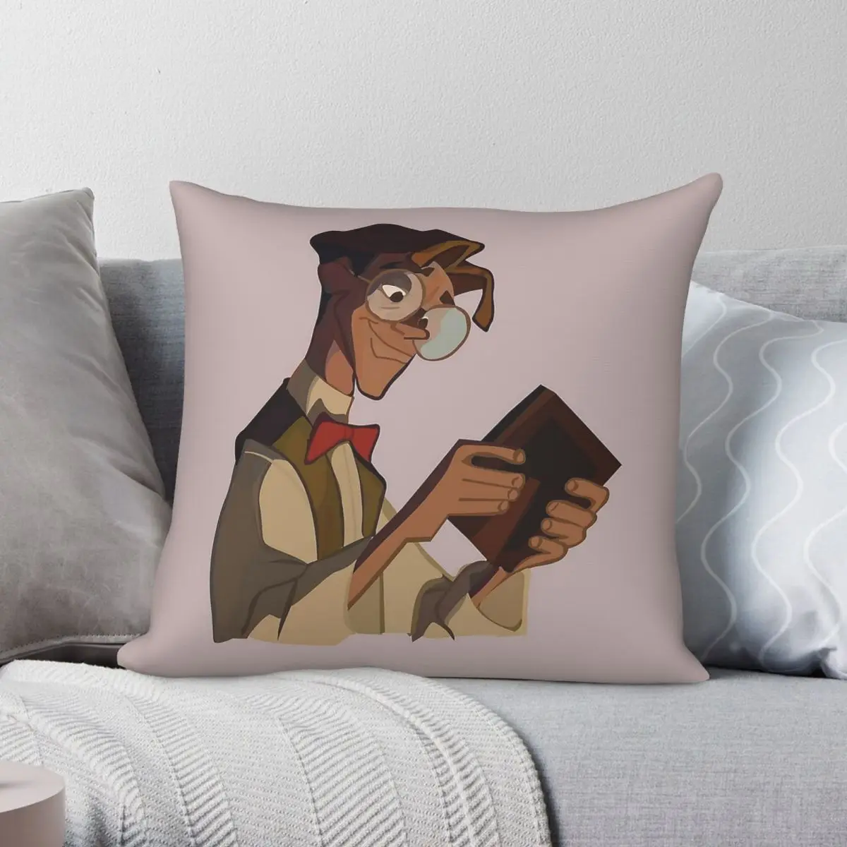 Milo James Thatch Atlantis The Lost Empire Square Pillowcase Polyester Linen Velvet Creative Zip Sofa Seater Cushion Cover