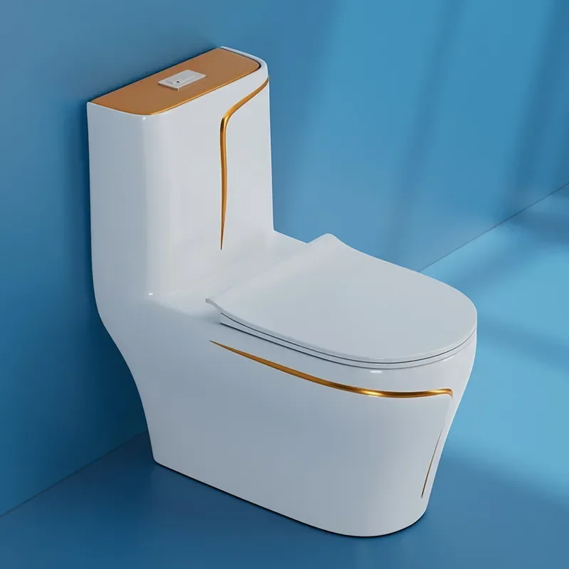 Customized Ceramic Color Toilet Super Swirl Siphon Type Household Water Saving Project Eco Friendly One Piece