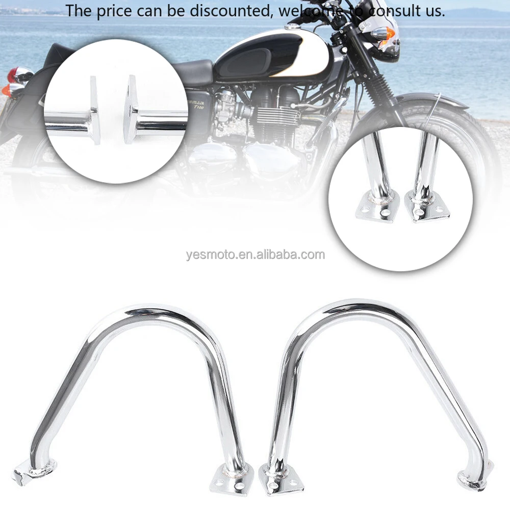 

Motorcycle Engine Crash Bar Guard Highway For Triumph Bonneville T100 2009- 2017 2016 2015 2014