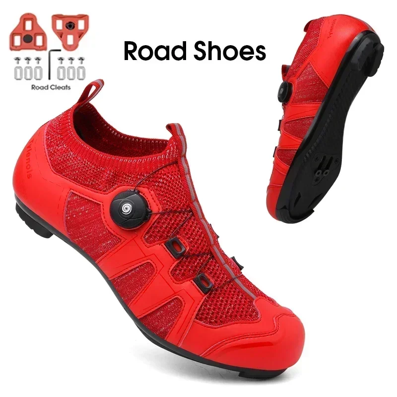 2024MTB Cycling sneaker Shoes Breathable Cleats Road Bike Shoes Racing Speed Sneakers Women Mountain Bicycle Footwear for SPD SL