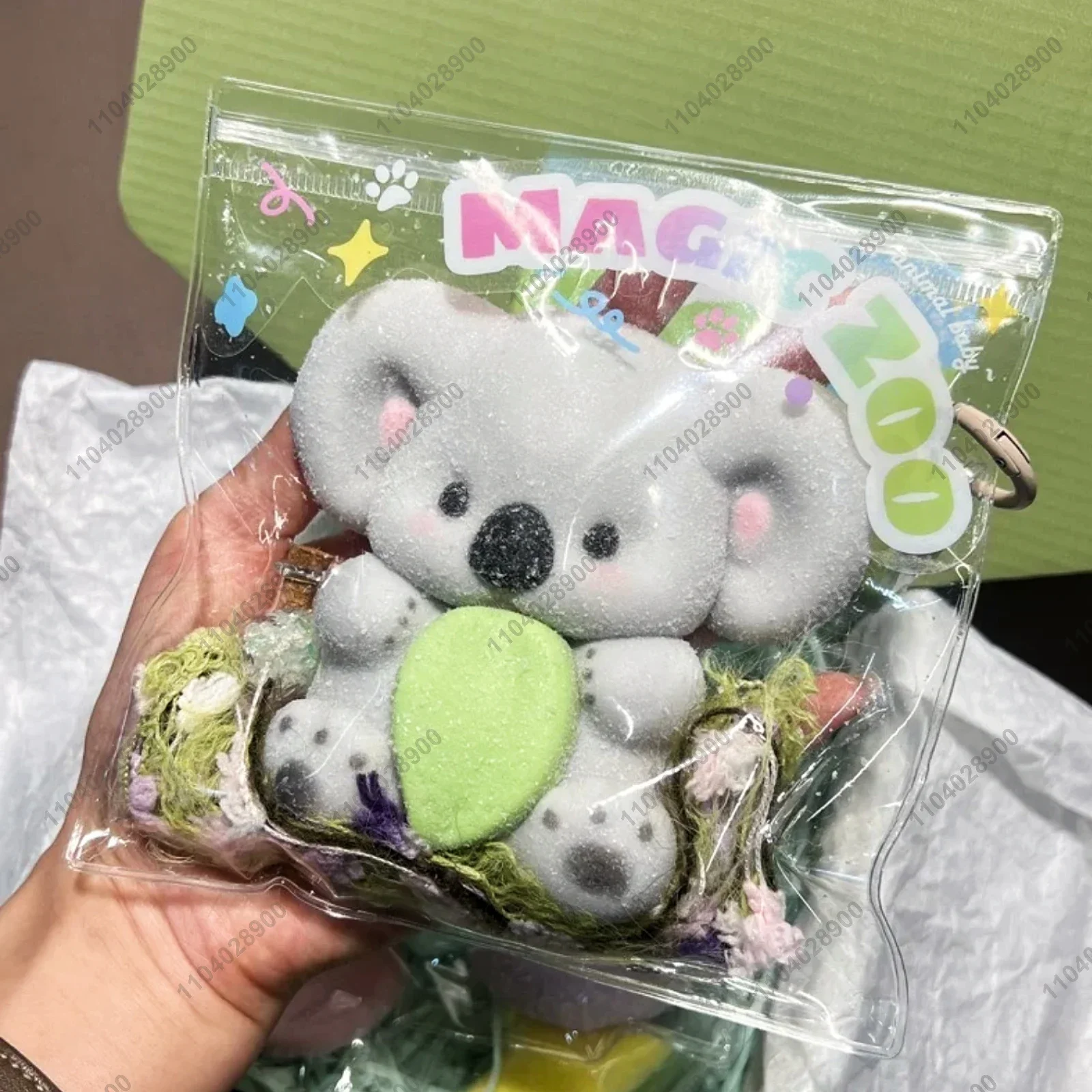 Koala taba mole artesanal silicone em pó coala bonito animal squeeze brinquedo mochi aliviar o estresse mão relaxar presente brinquedo