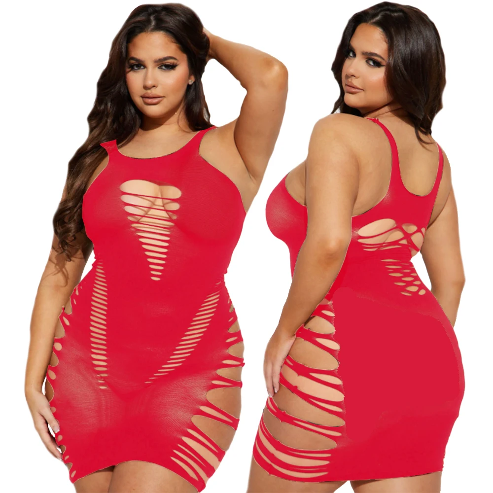 2023 pornographic Plus Size Sexy Lingerie One-Piece Bodysuit Women Set Sheer Underwear Transparent Open Strapless Erotic