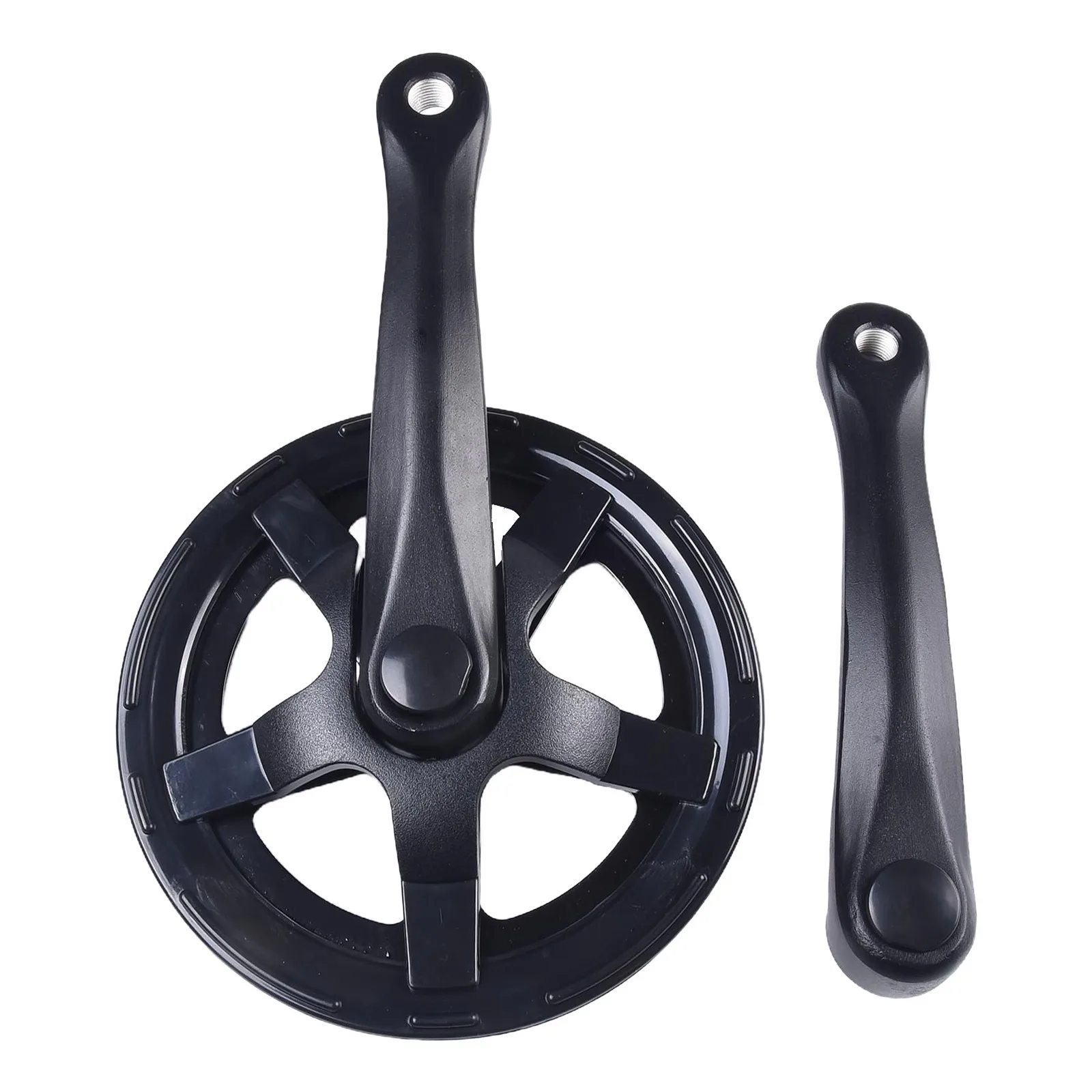 1pc Single Chainring Bicycle CrankArm Set 48T 40T 52T 170mm Crankset Square Hole Cycling Accessories Black Bike Crankset