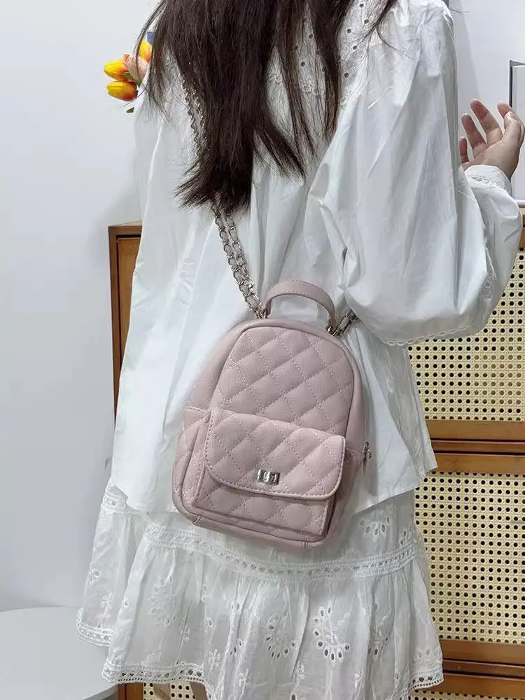 Sac à dos décontracté polyvalent Diamond LatejFashion pour filles, sac à main JOChi, mini poche, cartable Y2K, épicé