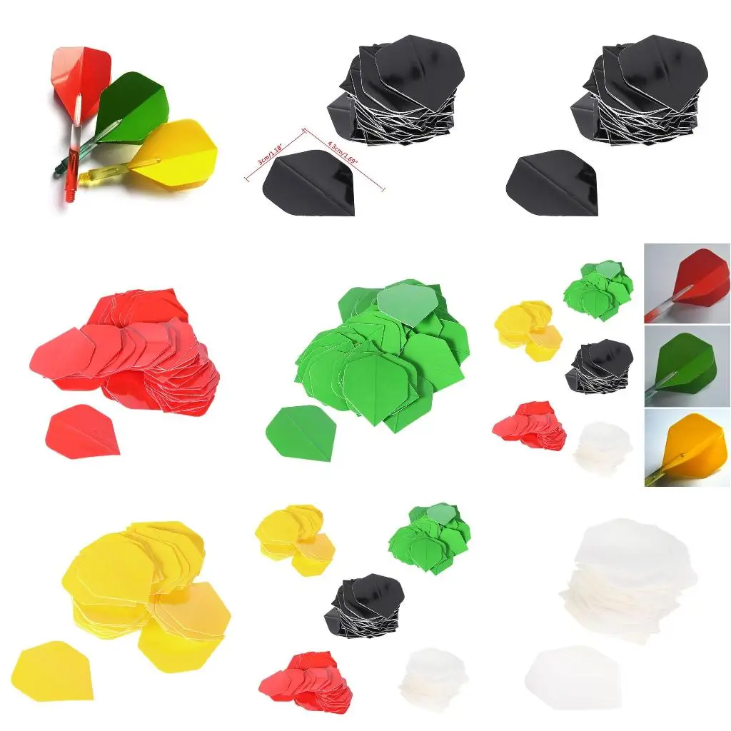 J1HE PET Coloridos Vuelos dardos, accesorios para mascotas duraderas calidad, 50 pcs