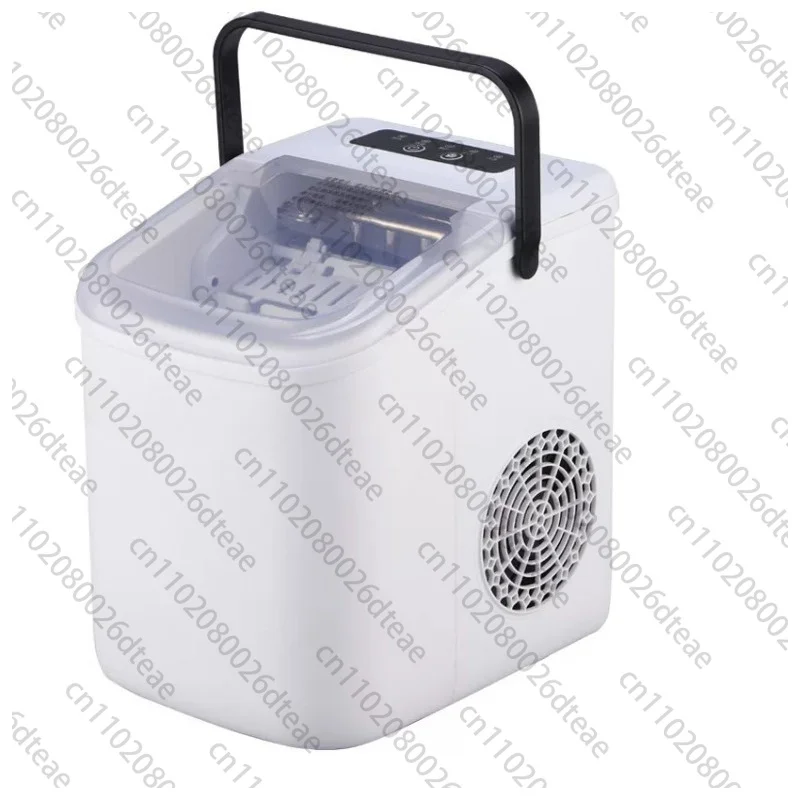 12Kg/24H Portable Ice Maker Self-Cleaning Countertop Ice Machine 2 Sizes Bullet Ice Cubes For Home Kitchen Office Bar Party