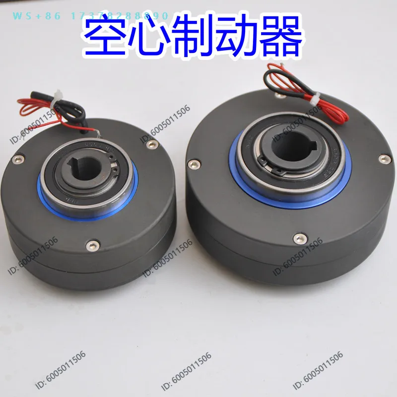 ZX3YN hollow thin magnetic powder brake brake ZX6YN hollow hole type 3N.m small electromagnetic powder damping