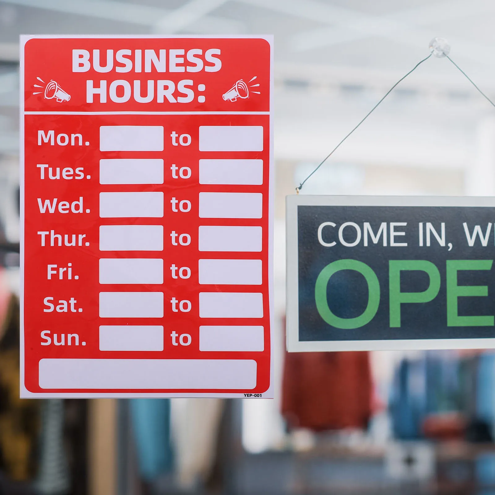 

Store Opening Hours Barber Shop Sign Signs of Operation Decal Stickers for Windows Business Numbers Adhesive