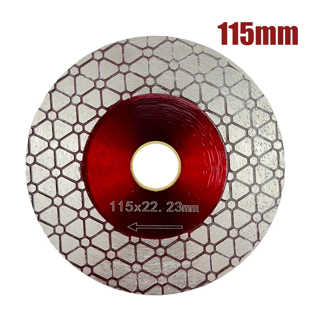 

1 шт., 115*22,23 мм, вакуумная пайка, алмазная пила для резки стали/металла/каменного железа и т. д., многофункциональное паяльное пильное полотно
