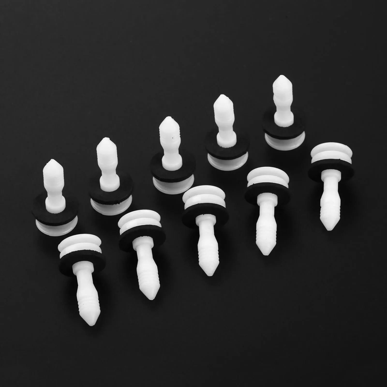 20Pcs Car Door Card Panel Trim Interior Fastener Clips C2S13494 For Jaguar S X Type Automobile Plastic Rivets Car Clips White