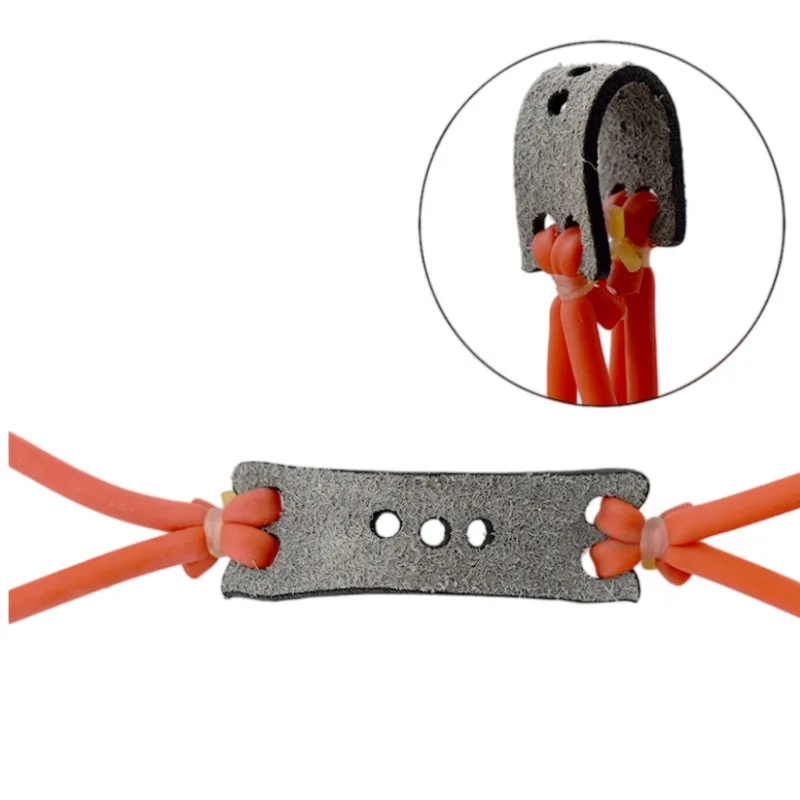 Round Tubular Slingshot Rubber Band High-elasticity Latex Band Random Colors Suitable for Outdoor Shooting Practice