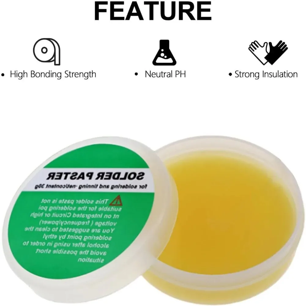 Solder Paste Rosin Flux Rosin Paste Soldering Flux for Electronics No Clean Flux for Soldering Electronic Circuit Boards